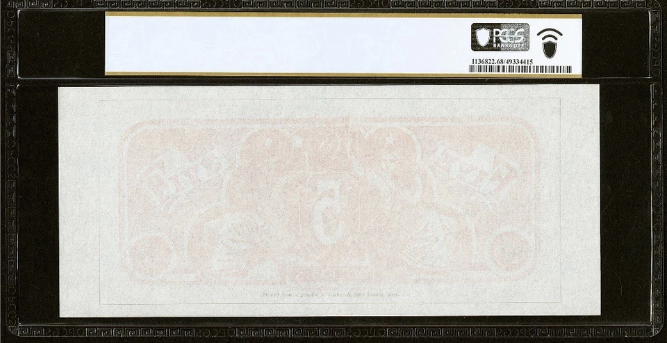PCGS 68 SUPERB GEM, $5 Confederate States Chemicograph Banknote CSA Civil War - Image 2 of 4