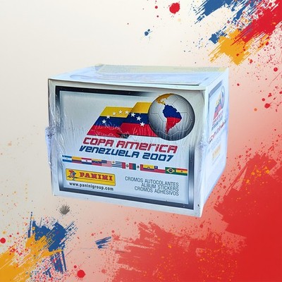 2007 Panini Copa America Sealed Sticker Box | Messi Copa Rookie (50 Packs)