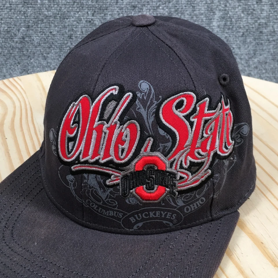 Gorra de béisbol Ohio State Buckeyes Top Of The World unisex gris S-M bordada Foto 3 de 4