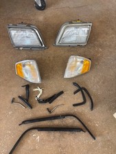 Mercedes R129 Sl500 Headlight Turn Signal Assembly Pair Oem Bosch Washer 1995