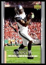 Deion Branch 2007 Upper Deck #172 Seahawks NFL READ FREE SHIPPING AutographDen