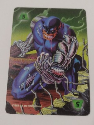 1995 Fleer Marvel Over Power Trading Card Game Cyber