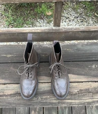 Trickers Stow Espresso Olivia Classic Brogue Boots UK8.5 US9.5