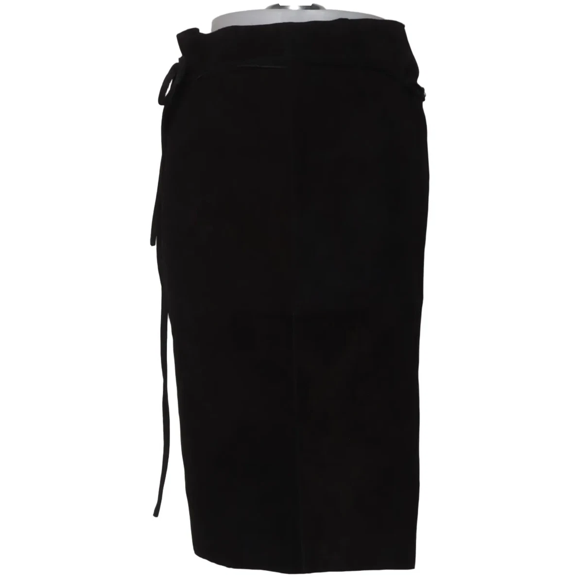 H&M Trend, Wickelrock, Größe: 38, Schwarz, Wildleder/Polyester, Einfarbig #4Y8
