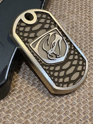 #ad #ad Stryker Keychain. Solid Thick Brass. 5th Generation Viper $29.99