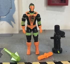 GI Joe Cobra BAT v2 Complete, with Hologram, Original Vintage 1991 ARAH Figure