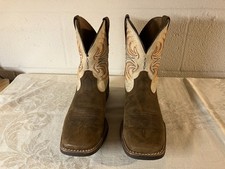 Ariat Style 10038444 Childrens Storm Square Toe Cowboy Boots Size 6