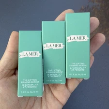 New in Box 3pcs La Mer The Lifting Firming Serum 0.1oz / 3ml Each Total 9ml, A55