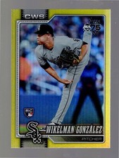 2026 Topps Series 1 WIKELMAN GONZALEZ Yellow Foil Rookie RC #167.   002/399