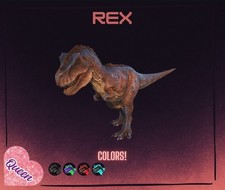 ARK Survival Ascended PvE ✅ Rex - lvl 362 - 2054% dmg - Eggs - Colors
