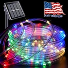 Solar Rope Lights Waterproof Outdoor Solar String Lights 8Modes Party Garden