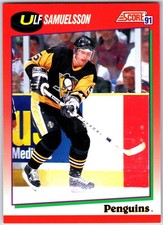 1991-92 Score Canadian English #82 Ulf Samuelsson