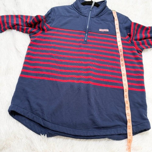 Women Vineyard Vines Quarter Zip The Shep Shirt in Navy Blue Red Size Large - Picture 8 of 11