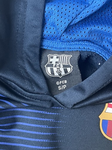 FCB Messi Hoodie Activewear LOT (2) Sweatshirt + Matching Shorts Size Small 8-10 - Picture 4 of 9