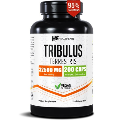 #ad Healthfare Tribulus Terrestris 32500mg 200 Caps High Potency Herbal Supplements $12.99