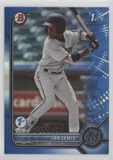 2022 Bowman 1st Edition Blue Foil /150 Ian Lewis #BPPF-96 0gv8