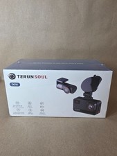 TERUNSOUL 4K Ultra HD Dual-camera Dash Cam with WiFi GPS Night Vision New