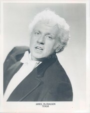 James Mccracken Tenor Musician Operatic Ny Times Drama 8X10 Image Vintage Photo