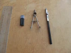 THORNTON DRAUGHTSMAN'S PEN, COMPASS AND PENCIL LEAD REFILLS.