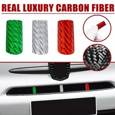 Accesorios adhesivos tricolor rejilla fibra carbono para Fiat 500 / Abarth 595 2016+