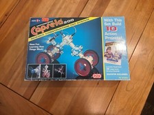 Vintage PlayTech Motorized Capsela 200 Science toy set, In original box 