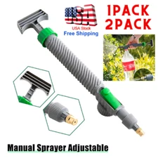 Adjustable High Pressure Manual Sprayer Drink Bottle Spray Air Pump Head Nozzle#