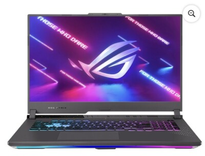 ASUS ROG Strix G17 17.3  (1TB SSD, AMD Ryzen 9 7945HX, 16GB RAM, NVIDIA GeForce