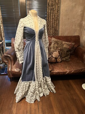 white christmas dresses 1970s Gunne Sax Cabbage Rose Corset Maxi Dress XSS