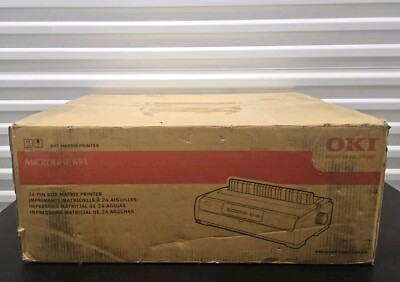 Okidata 62434101 Oki Microline 691 Dot Matrix ML691 24 Pin Printer NEW