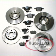 Bremsscheiben Bremsbeläge vorne hinten für VW Bus Transporter [T4]