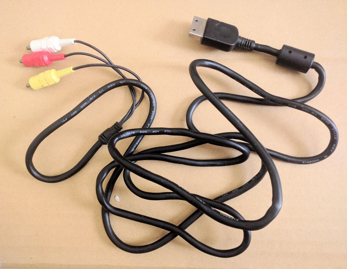 Rare Genuine Official Sega Dreamcast Composite AV Cable | eBay