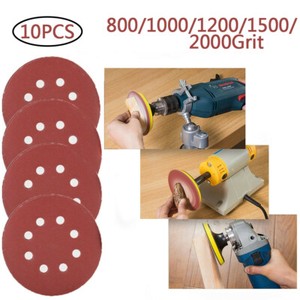 30 Pcs 800-2000 Grit Mixed Sander Sanding Discs Pads Hook/&Loop Orbital Sandpaper