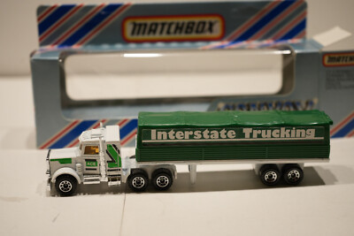 Matchbox Convoy Truck CY-5 Peterbilt Covered Truck in OVP 1982 unbespielt