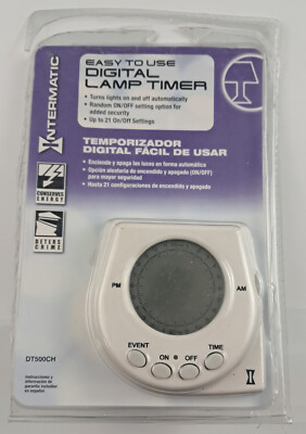Intermatic DT500CH Digital Lamp Timer Self-Adjust New Free Shipping