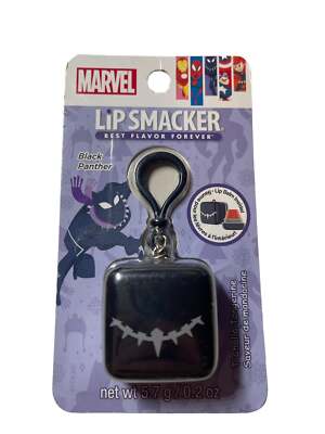 Marvel Black Panther Lip Smacker Cube Keychain Clip T Challa Tangerine