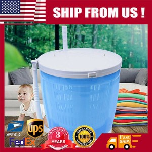 Mini Hand-operated Washing Machine Portable Washer Spin Dryer Outdoor