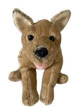 Vintage Animal Alley German Shepherd 16" Plush Brown Black Dog Toys R Us