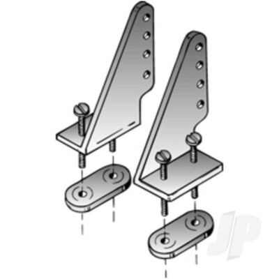 Dubro DB105 HD Nylon Steuerhörner 1-1/8 (2 Stück) Hardware für RC Modell Flugzeug