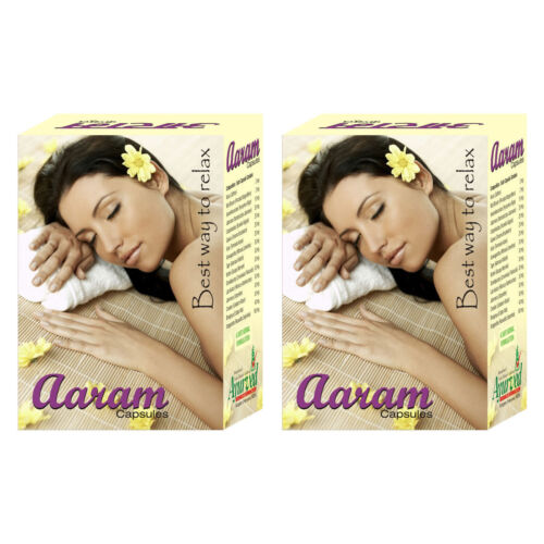 Pilules pour l'insomnie stress anxiété, troubles du sommeil aide à base de plantes pilules Aaram - Photo 1/1