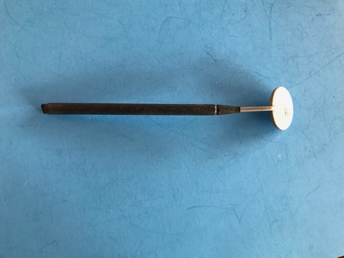 Vintage Klingelsystem 376A Vergrößerung Zahnspiegel isolierter Griff