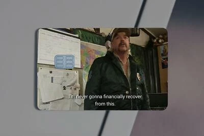 Joe Exotic Tiger King | Meme | Credit Card Sticker | Credit Card Skin |