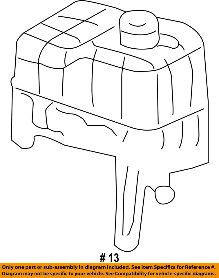 Used Engine Coolant Reservoir fits: 2004 Chevrolet Silverado 2500 pickup Grade Foto 4 de 4