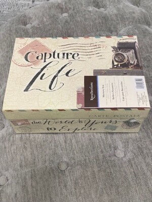 Memory Box Capture Life Recollections Holds 1000 Photos or 14 DVD s or 18 CD s