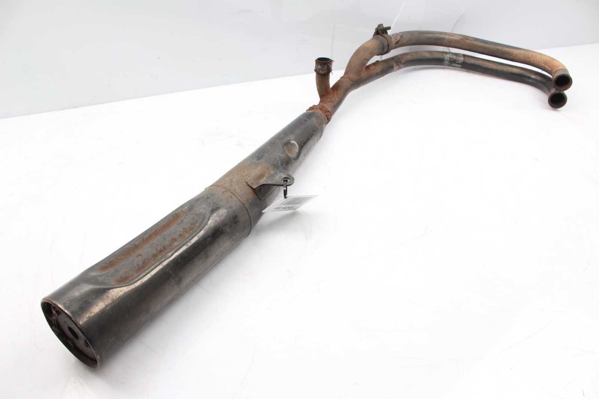 Exhaust system silencer on the right Kawasaki GPZ 550 Unitrak