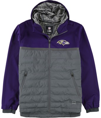 G-III Sports Mens Baltimore Ravens Jacket, Grey, Large (Regular)