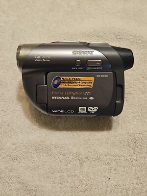 Sony Handycam DCR-DVD305 Camcorder Untested Sold As Is With No