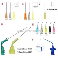 Dental Endodontic Endo Irrigation Needle Tip Disposable Root Canal Syringe Tips