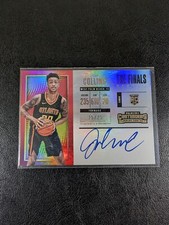 John Collins RC /25 2017-18 Panini Contenders The Finals Rookie Ticket Auto #119