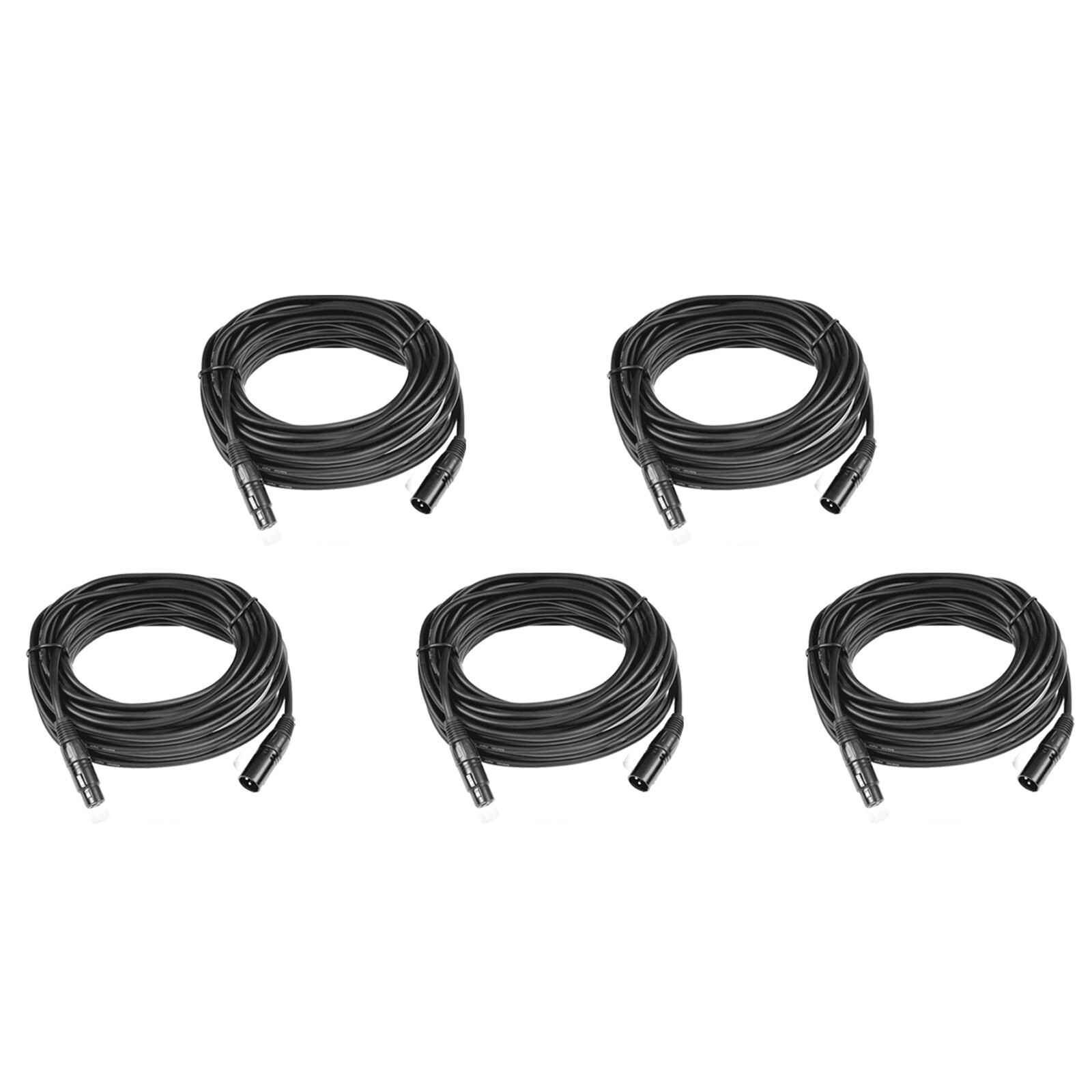 Accu-Кабель AC3PDMX50 50-футовые 3-контактные кабели DMX - 5 шт.