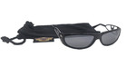 Harley Davidson Sunglasses Men's Black Medium Mirrored Chrome Hds 007 NEW